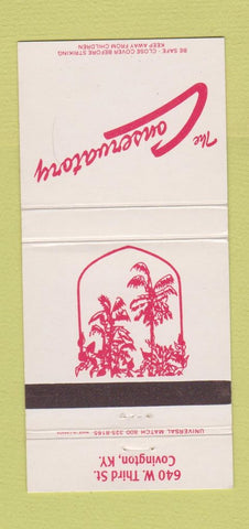 Matchbook Cover - The Conservatory Covington KY 30 Strike