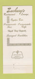 Matchbook Cover - The Colonnade Boston MA 30 Strike