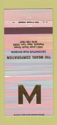 Matchbook Cover - Mearl Corp Film Peekskill NY 30 Strike