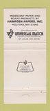 Matchbook Cover - Mearl Corp Film Peekskill NY 30 Strike