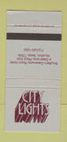 Matchbook Cover - City Lights Houston TX 30 Strike