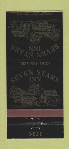 Matchbook Cover - Seven Stars Inn Phoenixville PA 30 Strike