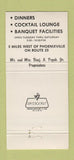 Matchbook Cover - Seven Stars Inn Phoenixville PA 30 Strike