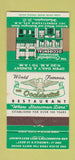 Matchbook Cover - Occidental Restaurant Washington DC 30 Strike