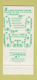 Matchbook Cover - Occidental Restaurant Washington DC 30 Strike