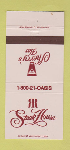 Matchbook Cover - Sherry's Bar Steak House Mesquite NV 30 Strike