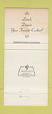 Matchbook Cover - Little Echo Restaurant Monaca PA 30 Strike