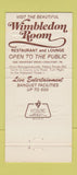 Matchbook Cover - Wimbledon Room Restaurant Chalfont PA 30 Strike
