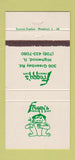 Matchbook Cover - Froggy's French Cafe Highwood IL 30 Strike