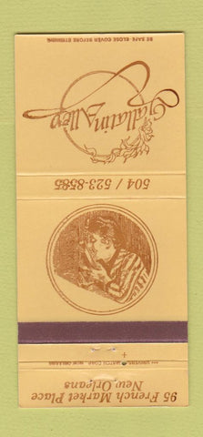Matchbook Cover - Gallatin Alley New Orleans LA 30 Strike