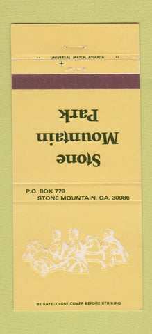 Matchbook Cover - Stone Mountain Park Stone Mountain GA 30 Strike