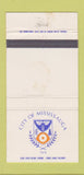 Matchbook Cover - City of Mississauga ON WEAR 30 Strike