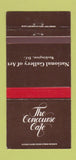 Matchbook Cover - Concourse Cafe Washington DC 30 Strike
