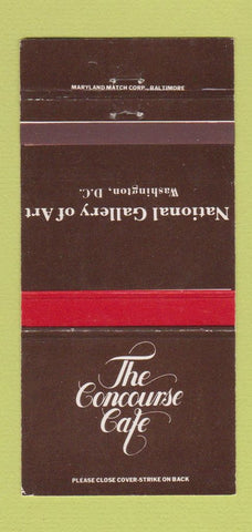 Matchbook Cover - Concourse Cafe Washington DC 30 Strike