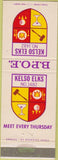 Matchbook Cover - Matchbook Cover Elks Club Kelso WA