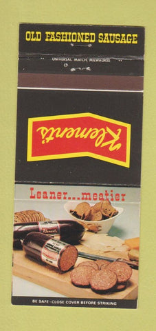 Matchbook Cover - Klement's Sausage Milwaukee WI 30 Strike