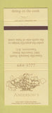 Matchbook Cover - Anderson's Restaurant Vancouver BC 30 Strike