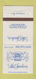 Matchbook Cover - Les Jardins Miami FL 30 Strike