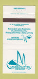 Matchbook Cover - Massanutten Resort Harrisonburg VA WEAR 30 Strike