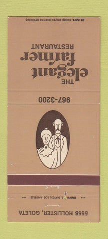 Matchbook Cover - Elegant Farmer Goleta CA restaurant 30 Strike