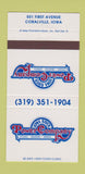 Matchbook Cover - Iowa River Power Company Restaurant Coralville IA 30 Strike