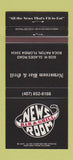 Matchbook Cover - News Room Bar Grill Boca Raton FL 30 Strike
