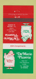 Matchbook Cover - Da Mario Pizza Leeds UK England 30 Strike