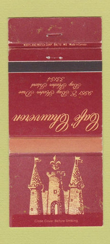Matchbook Cover - Cafe Chauveron Bay Harbor Island WEAR 30 Strike
