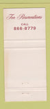 Matchbook Cover - Cafe Chauveron Bay Harbor Island WEAR 30 Strike