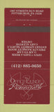 Matchbook Cover - Office Lounge Restaurant Pittsburgh PA 30 Strike