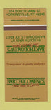 Matchbook Cover - Bartholomew's Restaurant Hopkinsville KY 30 Strike