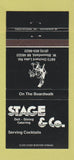 Matchbook Cover - Stage and Co Deli West Bloomfield MI 30 Strike