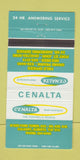 Matchbook Cover - Cenalta Oil Well Servicing Calgary AB 30 Strike