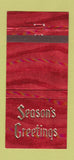 Matchbook Cover - Peoples National Bank Belton TX Christmas 30 Strike