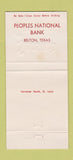 Matchbook Cover - Peoples National Bank Belton TX Christmas 30 Strike