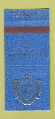 Matchbook Cover - San Antonio Country Club TX 30 Strike