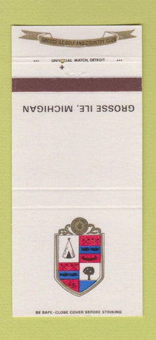 Matchbook Cover - Grosse Ile Golf and Country Club MI 30 Strike