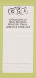 Matchbook Cover - Mc G's Restaurant Independence OH 30 Strike