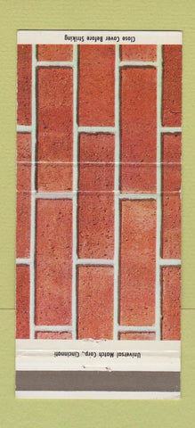 Matchbook Cover - McArthur Brick OH 30 Strike