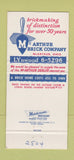 Matchbook Cover - McArthur Brick OH 30 Strike