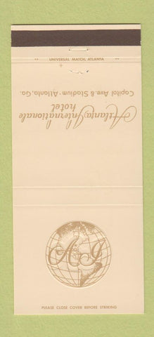 Matchbook Cover - Atlanta Internationale Hotel Atlanta GA 30 Strike