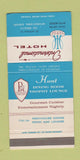 Matchbook Cover - International Hotel Los Angeles CA 30 Strike