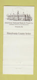 Matchbook Cover - Country Courthouse Chatham Pittsylvania 30 Strike