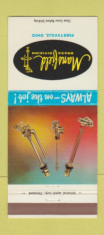 Matchbook Cover - Mansfield Brass Division Perrysville OH 30 Strike