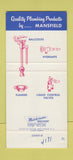 Matchbook Cover - Mansfield Brass Division Perrysville OH 30 Strike