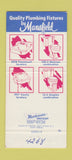 Matchbook Cover - Mansfield Plumbing Fixtures Perrysville OH 30 Strike