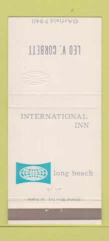 Matchbook Cover - International Inn Long Beach CA IMPRINT 30 Strike