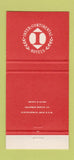 Matchbook Cover - Hotel Bali Beach Inter Continental Indonesia Sanur 30 Strike