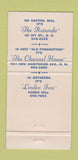 Matchbook Cover - Eagles Nest Washington DC Inn Keeper 30 Strike