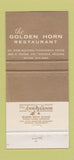 Matchbook Cover - Golden Horn Restaurant Phoenix AZ 30 Strike
